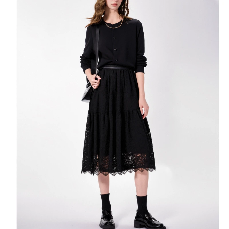 妈妈高端半身裙春夏新款洋气时尚裙子 赫5501B