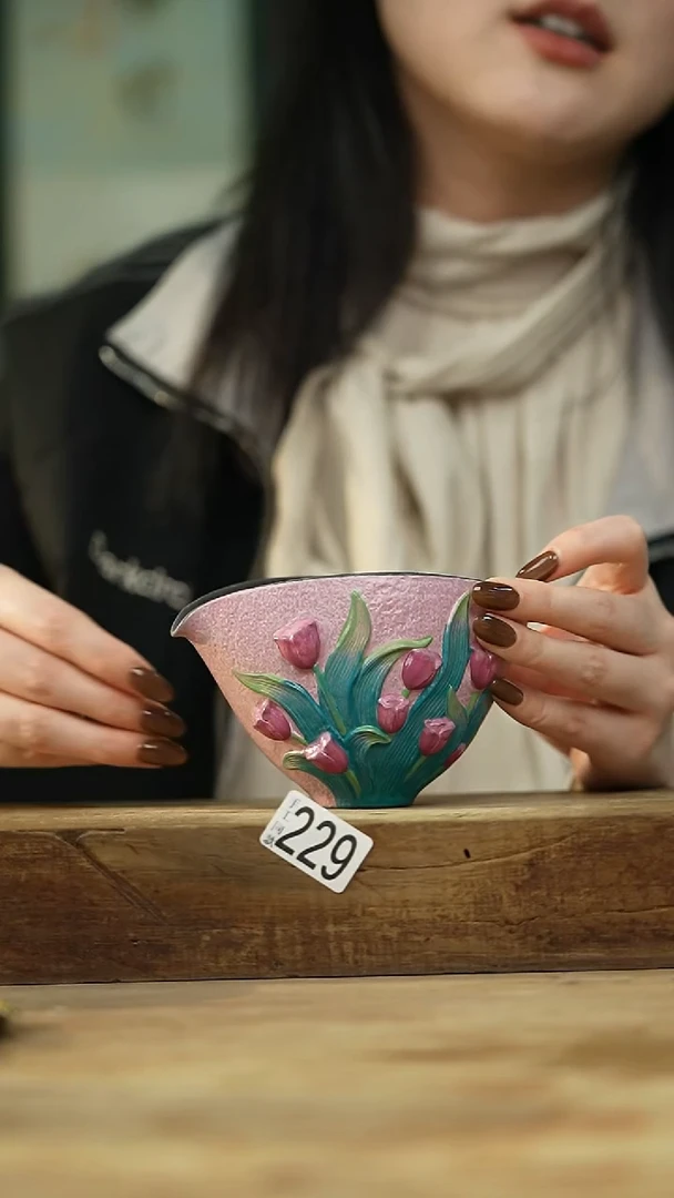 设计师手作款 手绘郁金香系列