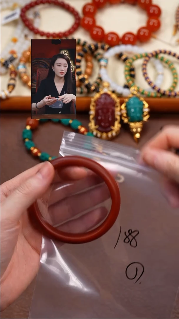 手镯玛瑙/玉髓未镶嵌飞***鱼柒禧文玩回血好物