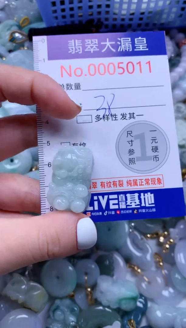 翡翠未镶嵌吊坠(不含链)5011