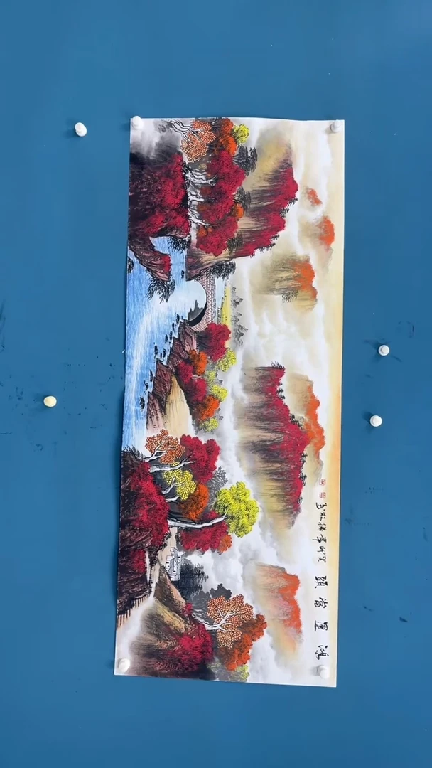 国画11.18-XX-莫胜林-小六尺-鸿运当头（不带国检）