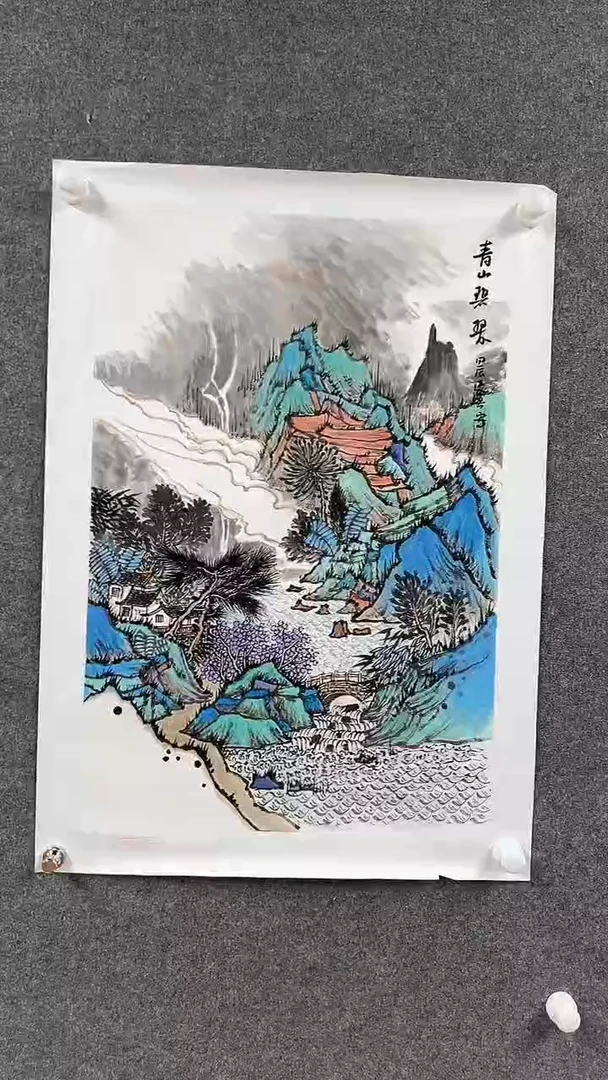 国画王迎春作品B389