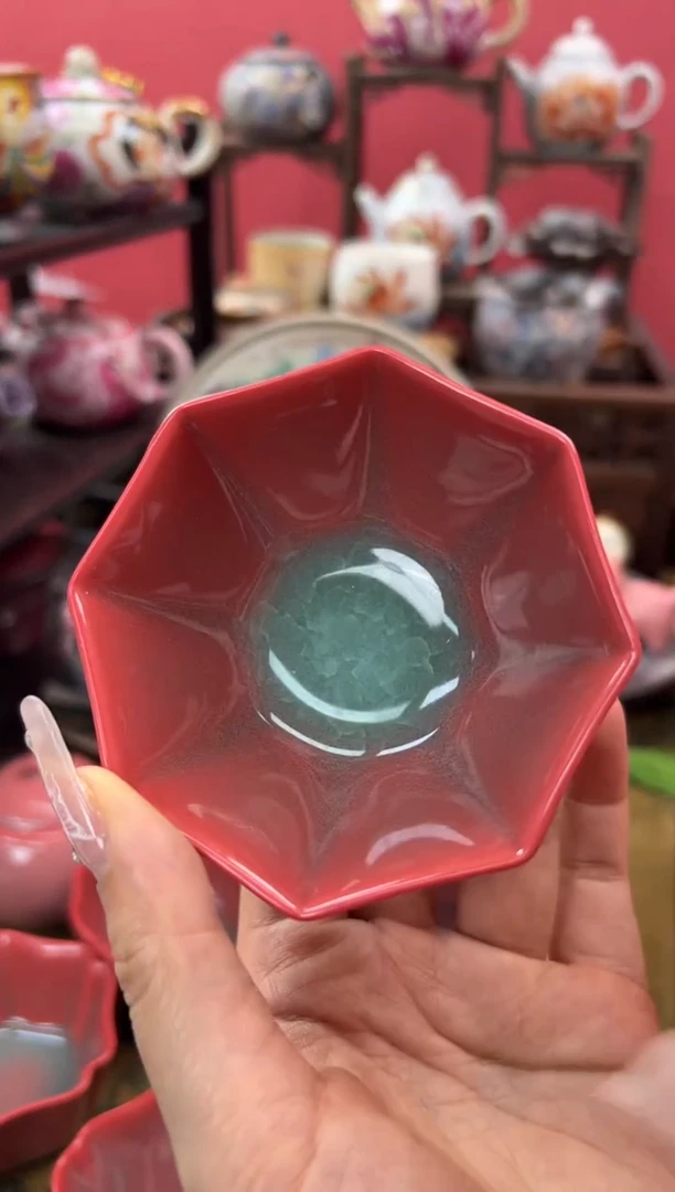 【闪购商品】尚盏堂醉红颜冰芯八方杯