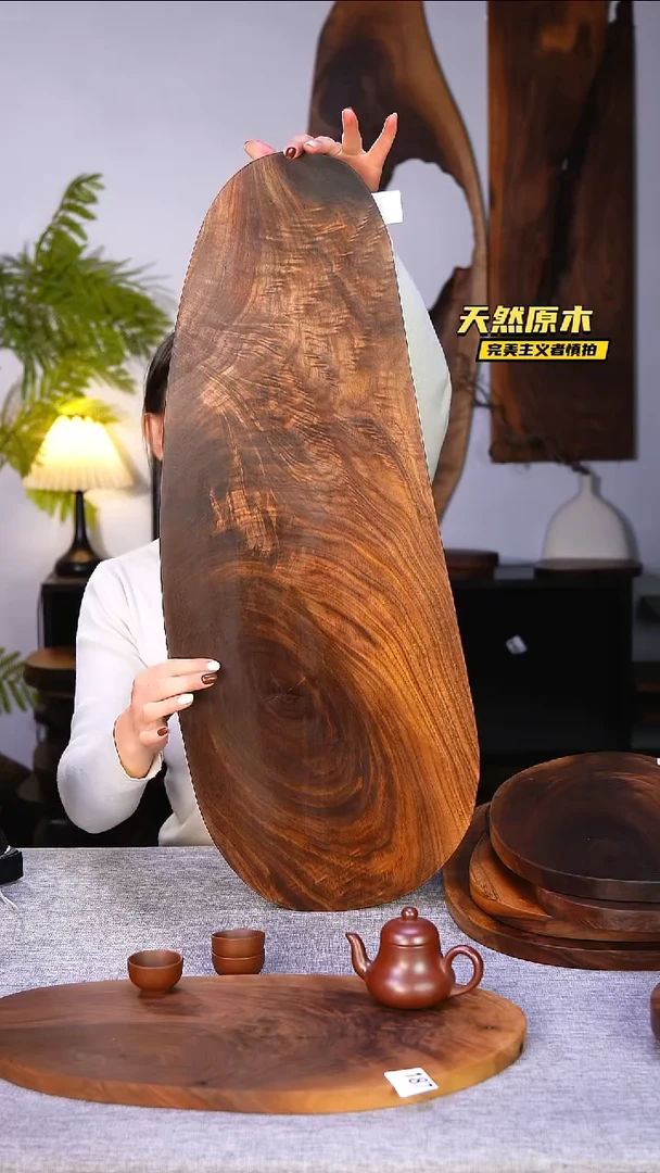 木北美黑胡桃原木.干裂疤结不属于商品质量问题完美主义者慎拍