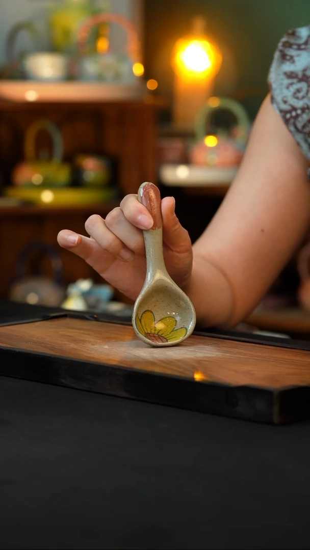 杯手绘心瓷陶瓷浮力