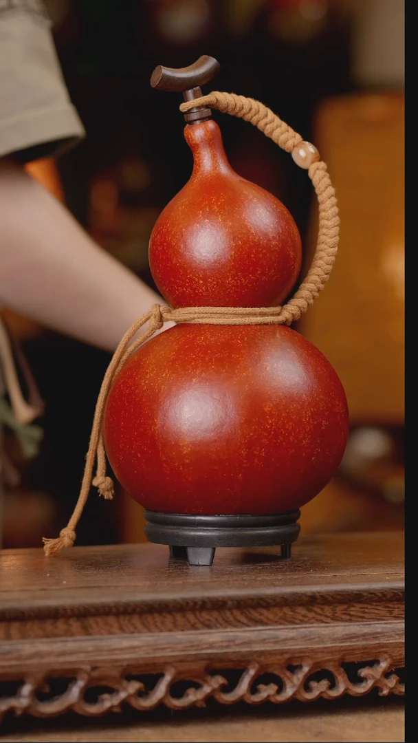 202号精品天然大漆酒葫芦一物一拍~