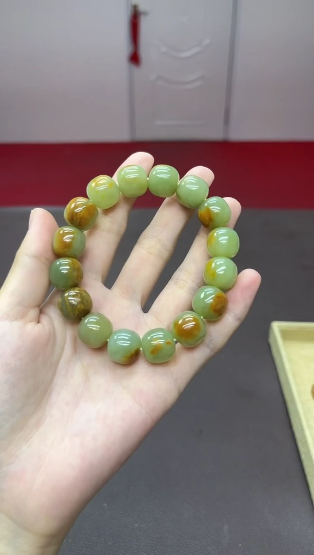 未镶嵌手链岫岩河磨玉（透闪石质玉）手串多样性发货