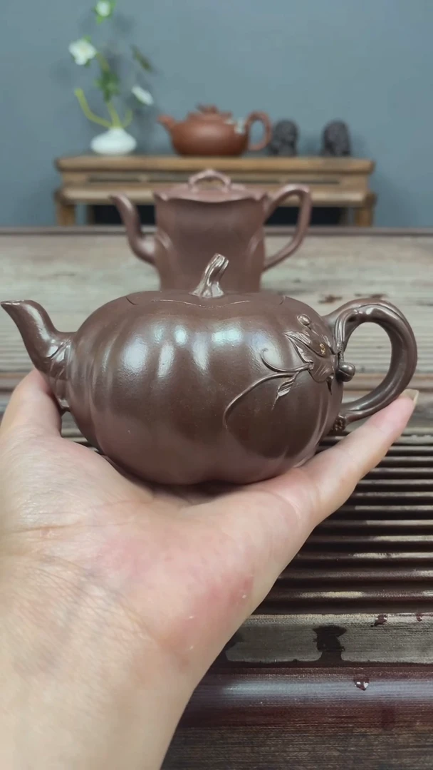 茶壶紫砂南瓜230