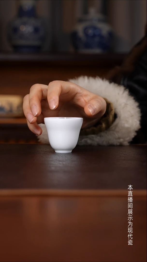 景德镇高温瓷主人杯福利品葫芦杯