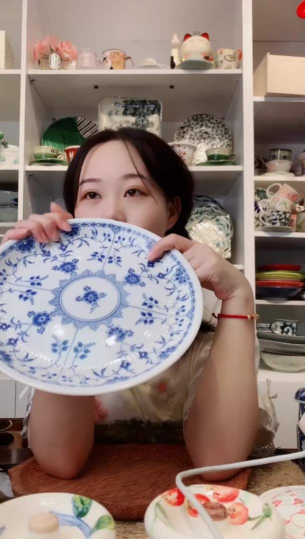 陶瓷【清仓】bloom青花大盘24cm