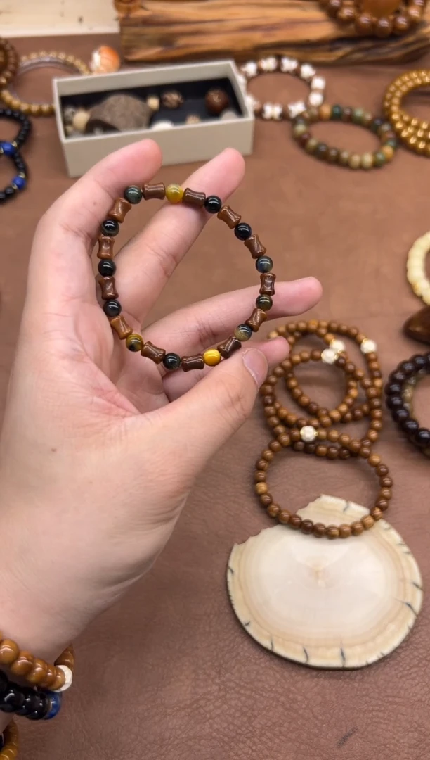 库克手串库克竹节带小虎卡6