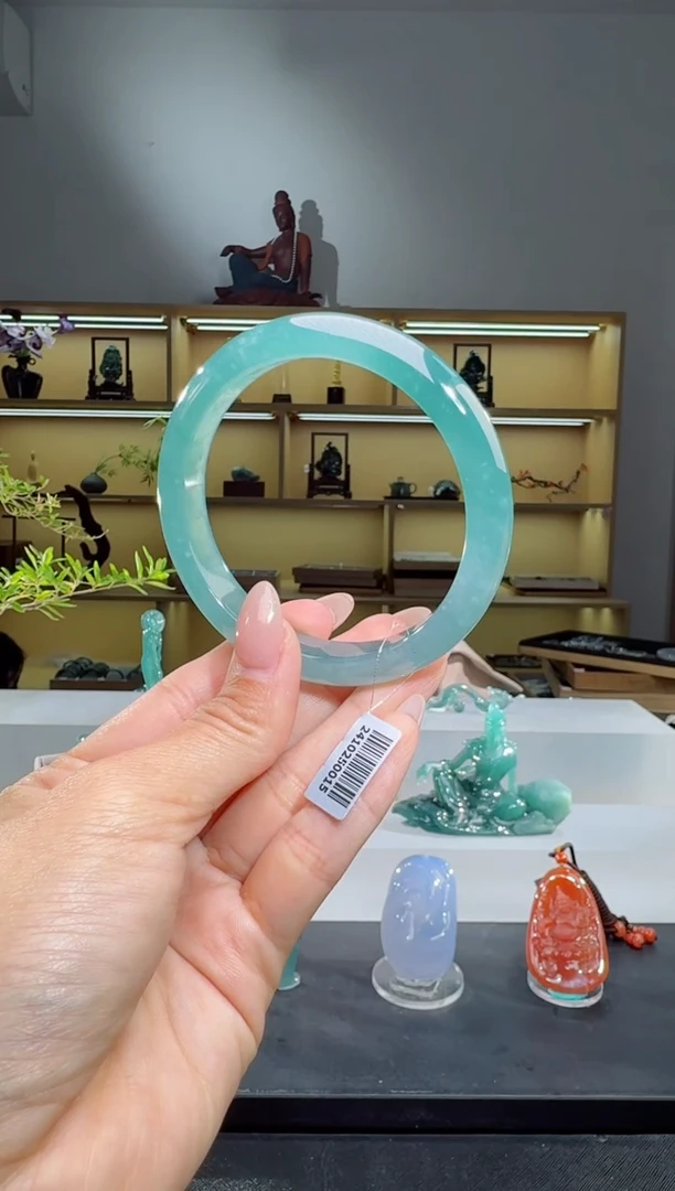 未镶嵌手镯翡翠59.5圈