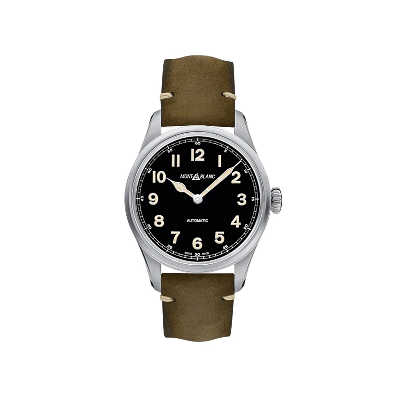 未使用 Montblanc/万宝龙 1858系列U0119907机械男表复古简约40mm