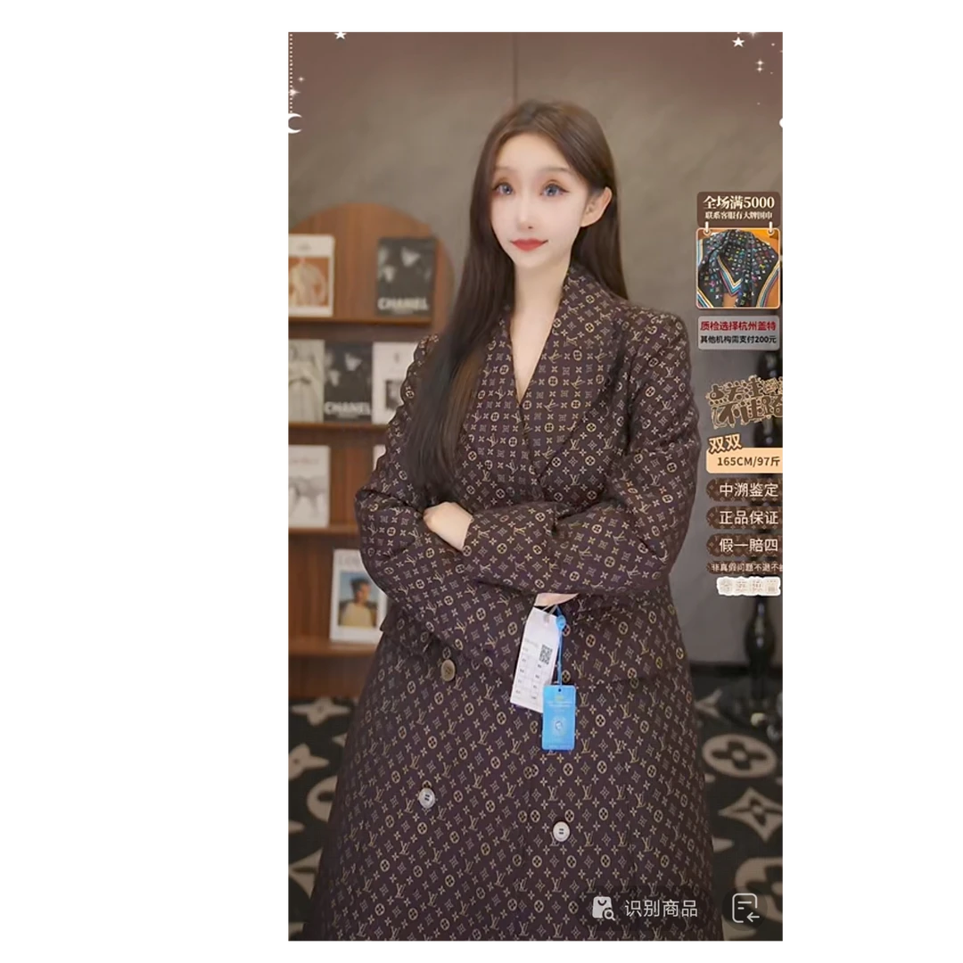 99新 LouisVuitton/路易威登 双双臻选/yy00067/lv大衣/36码