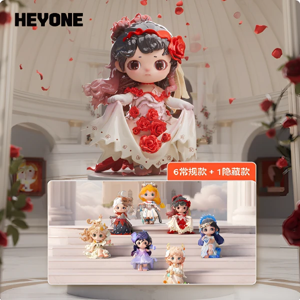 【拆盒】heyone荞荞守护契约事件簿系列盲盒潮玩手办公主风可爱摆件
