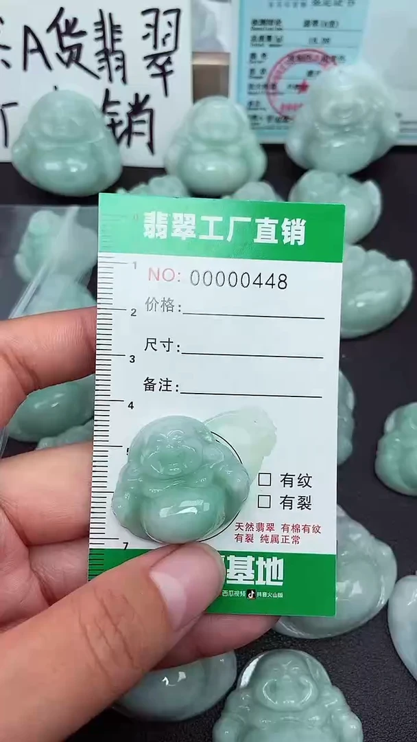 颈饰未镶嵌翡翠缅甸天然翡翠0448