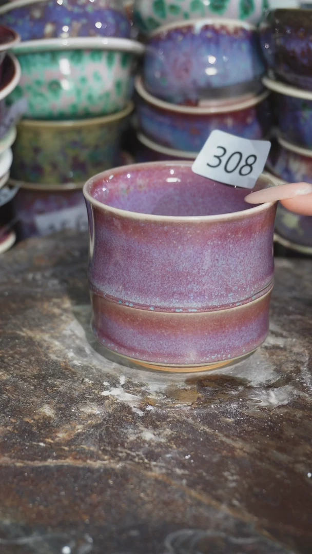 摆件精品窑变钧瓷茶器