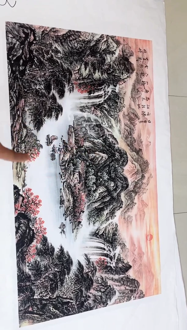 国画九霄甄选国画作品x3