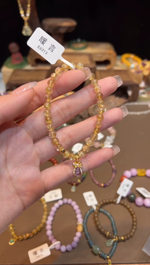 【闪购商品】水晶手链未镶嵌手饰@@E6313