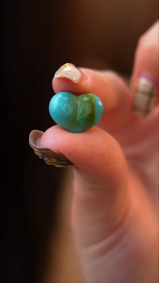 未镶嵌绿松石随行真心系列