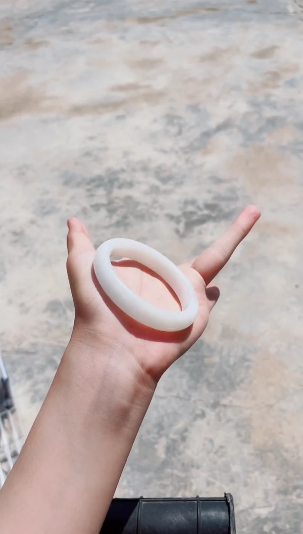 和田玉手镯未镶嵌HT61,62