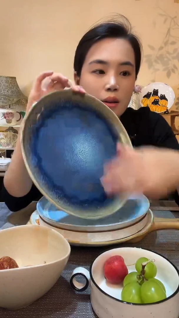 瓷片10.5英寸盘 微瑕介意勿拍