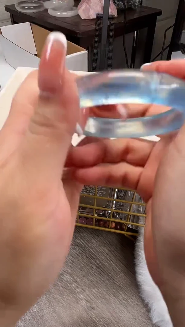 水晶手镯未镶嵌439号福利款默认微瑕