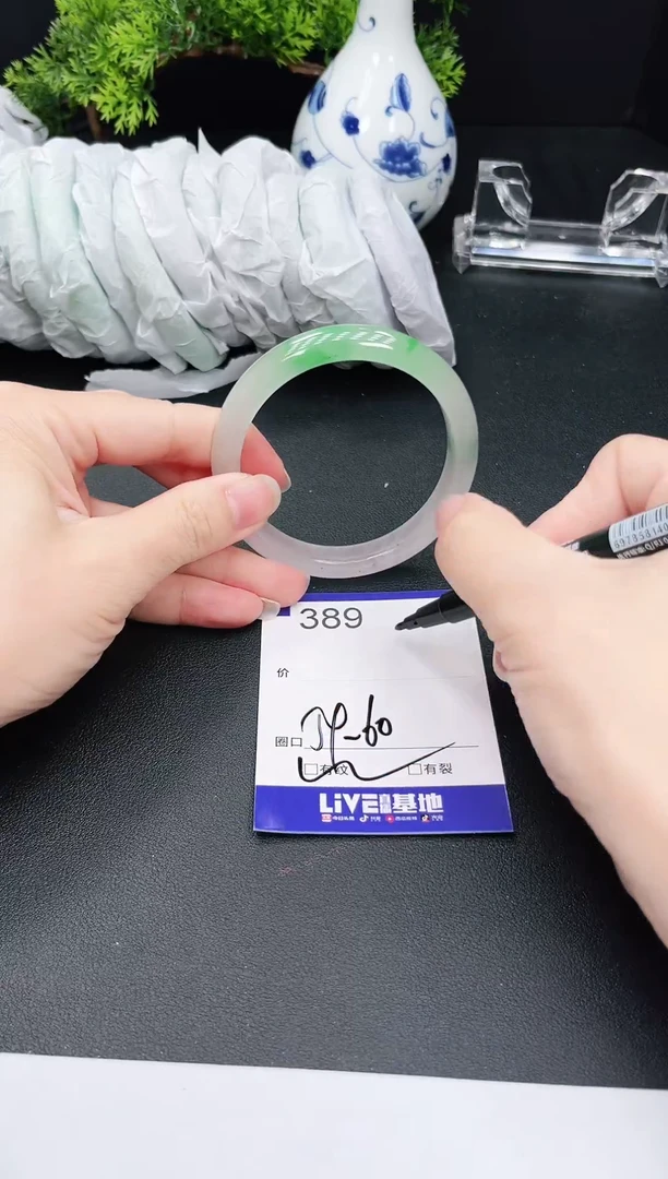 未镶嵌手镯翡翠389