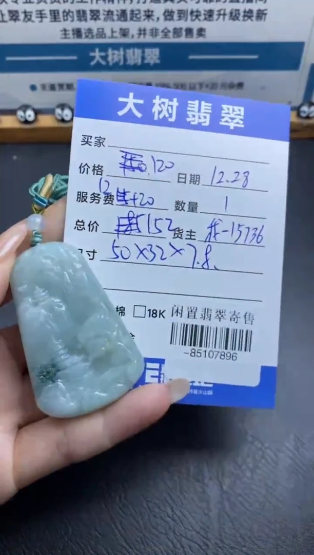 颈饰未镶嵌翡翠多人-85107896
