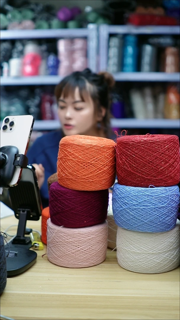 羊绒欢姐手编线A409