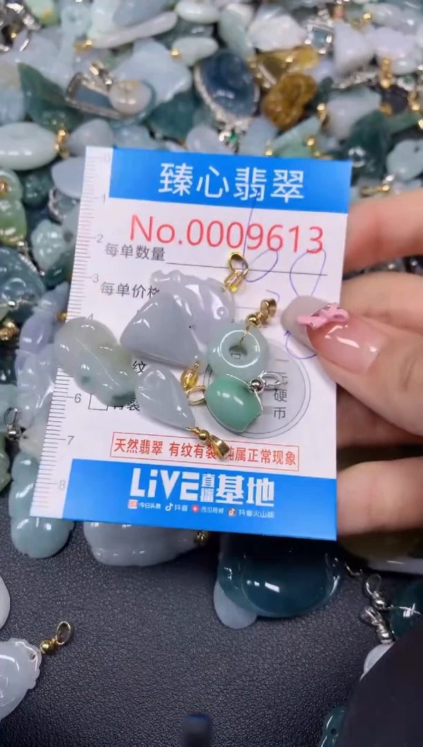【闪购商品】翡翠颈饰未镶嵌含绳0009613