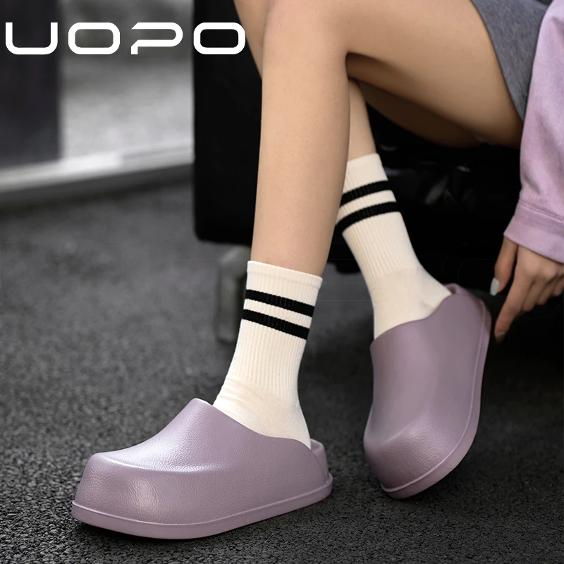 攸朴德比包头鞋外穿软底防水防滑休闲简约EVA潮流勃肯拖鞋厨师鞋