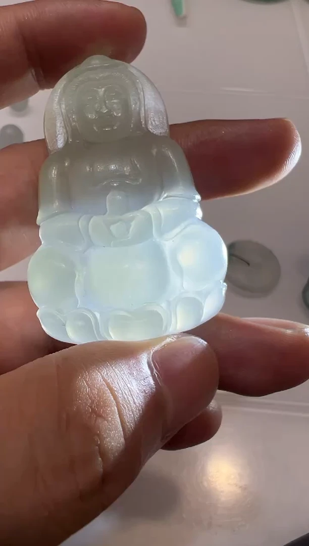 定制翡翠未镶嵌观音