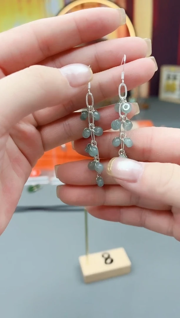 未镶嵌翡翠耳饰911