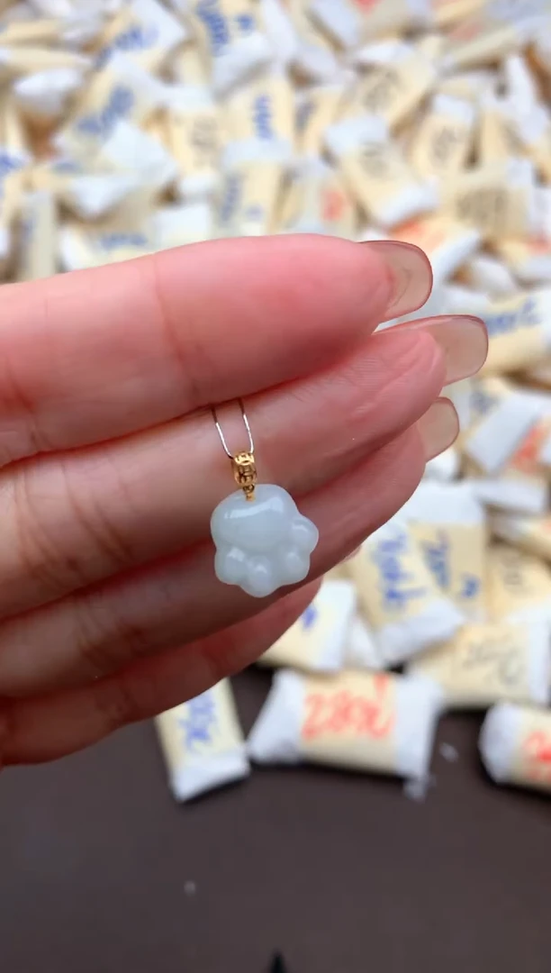 【闪购商品】翡翠挂件18K金镶嵌      一