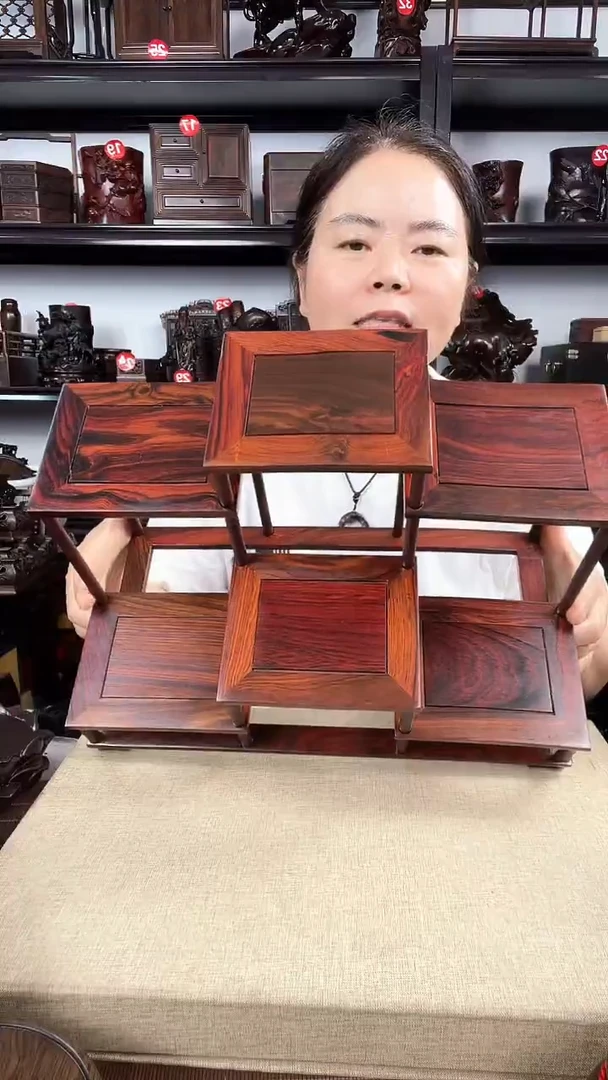 木新款六连老李红木工艺品