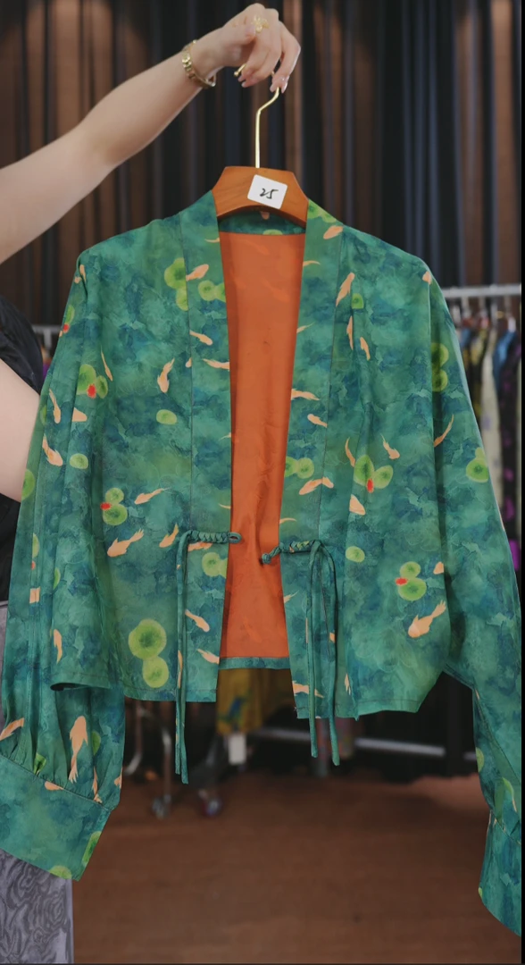 荷鱼 2025早春新款新中式外套