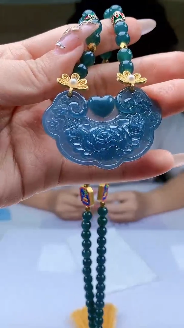 【闪购商品】定制翡翠未镶嵌4688ty-毛货挂件58