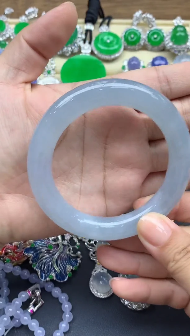 翡翠手镯未镶嵌924-春日珠宝