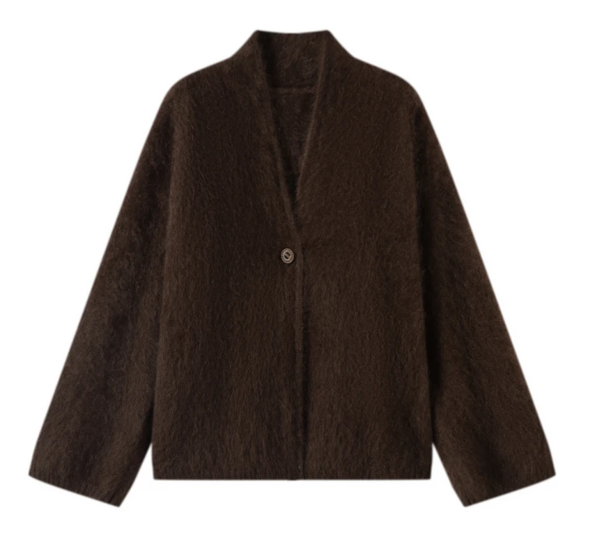 【牦牛绒纯绒拉绒】顶奢纯绒/水洗拉绒细腻柔软保暖针织外套