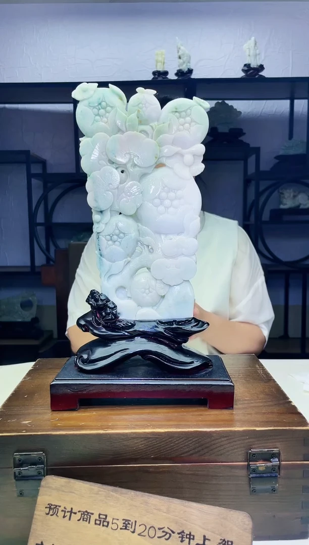 未镶嵌定制翡翠毛货09190495