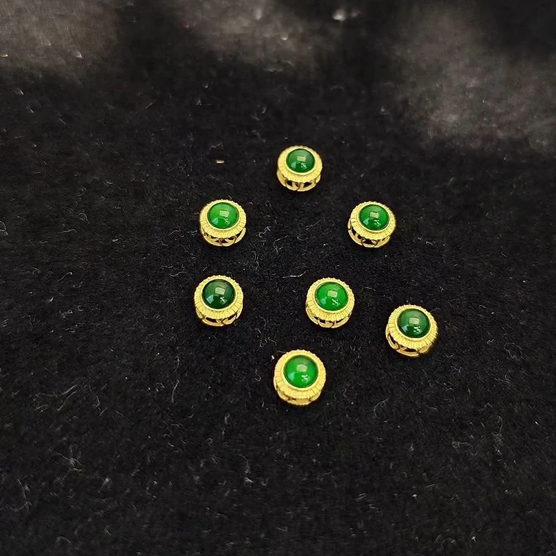 18k金翡翠蛋面 2183 多样性发一件 5.8mm
