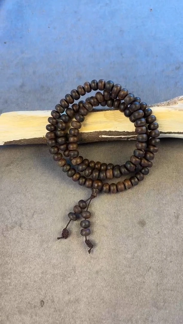 沉香沉香碎屑富森红土08算盘珠多圈沉27克+多样性发一