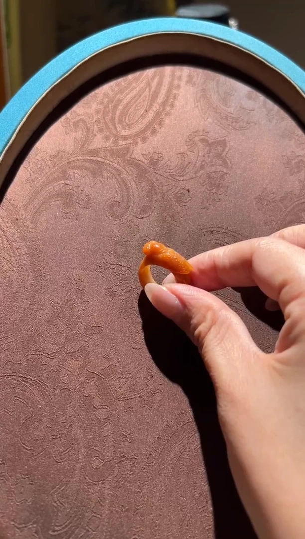 翡翠戒圈未镶嵌红翡绿翠