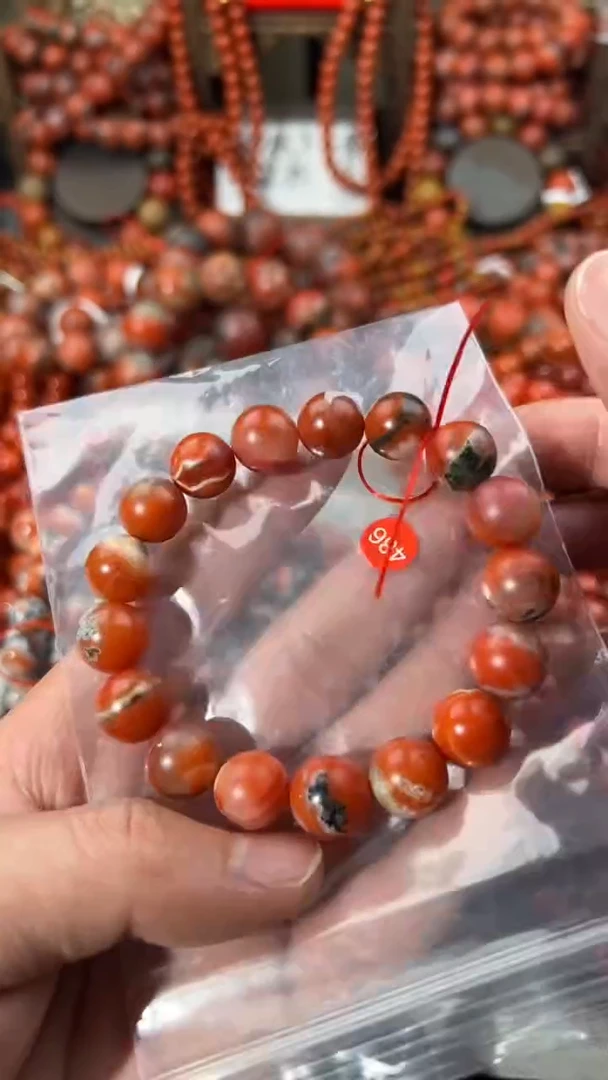 南红玛瑙未镶嵌手串12