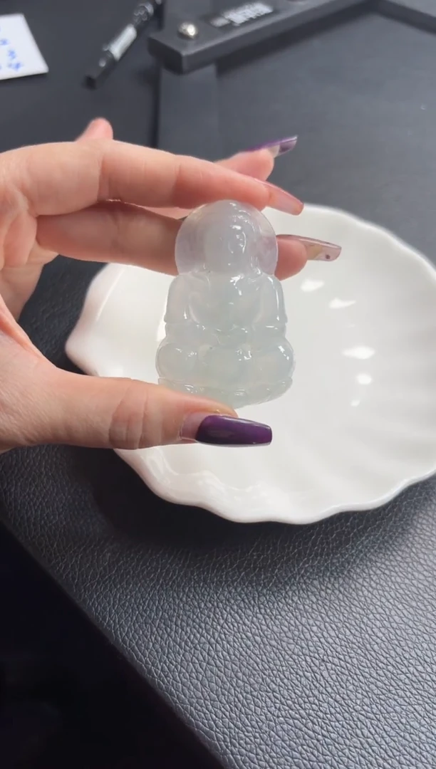 未镶嵌挂件翡翠发一件观音ZDYN-45