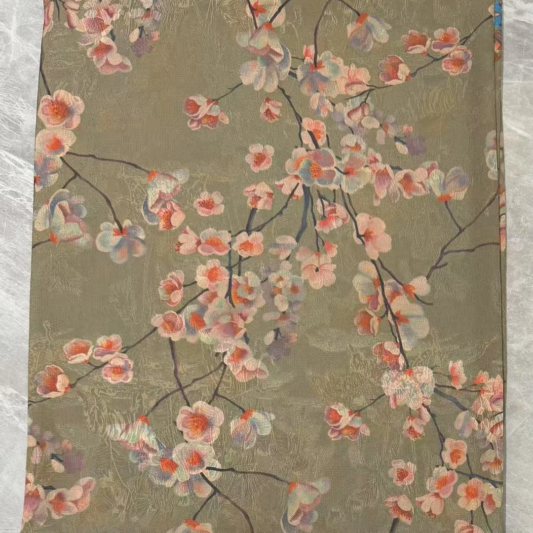 （粉伊人）国风双面135*135左右方巾