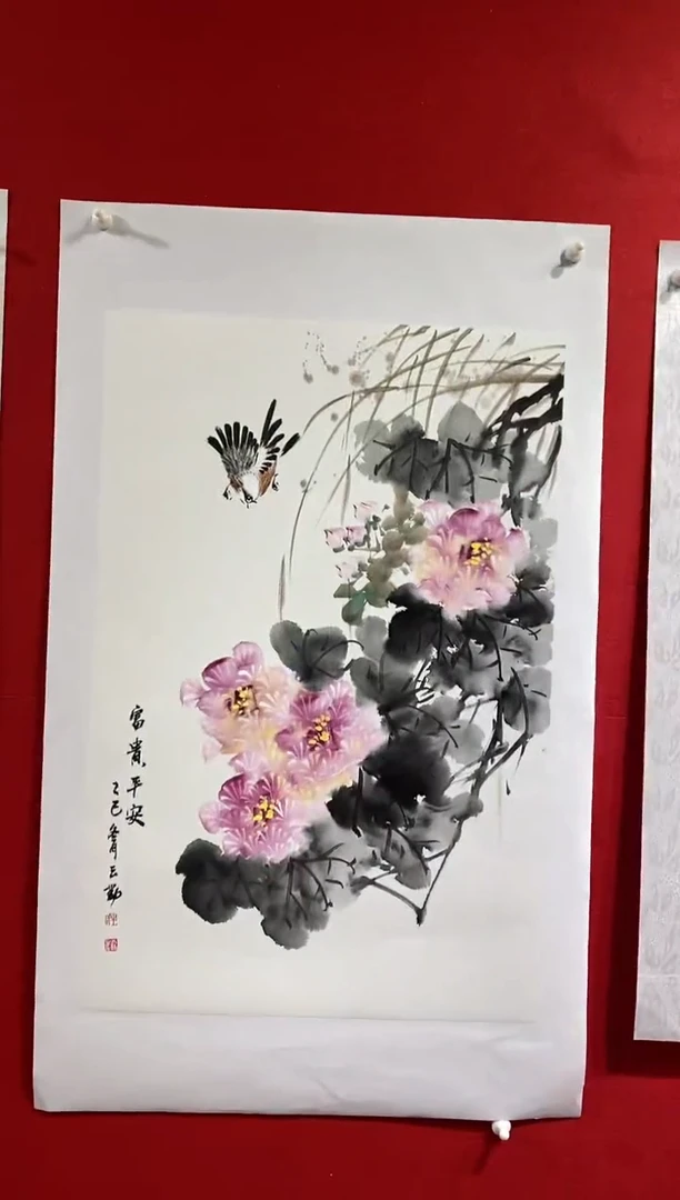 国画国画NYQ杰牛云勤老师作品