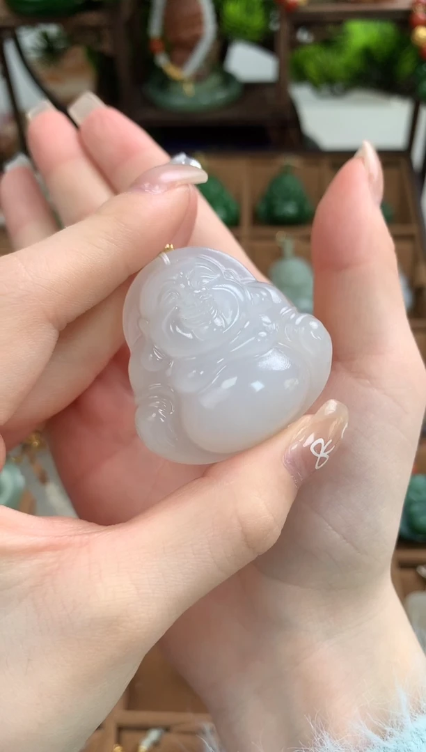 【闪购商品】和田玉颈饰未镶嵌吊坠40mm