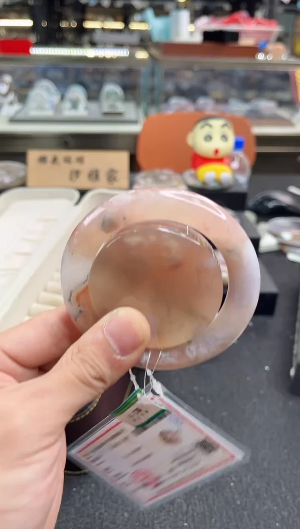 未镶嵌手镯石英质玉56圈口 （赠品镯心）3511522